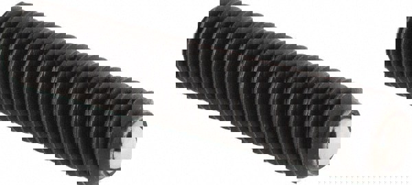 25mm OAL, Steel, Headless Rolling Ball End Clamping Screw